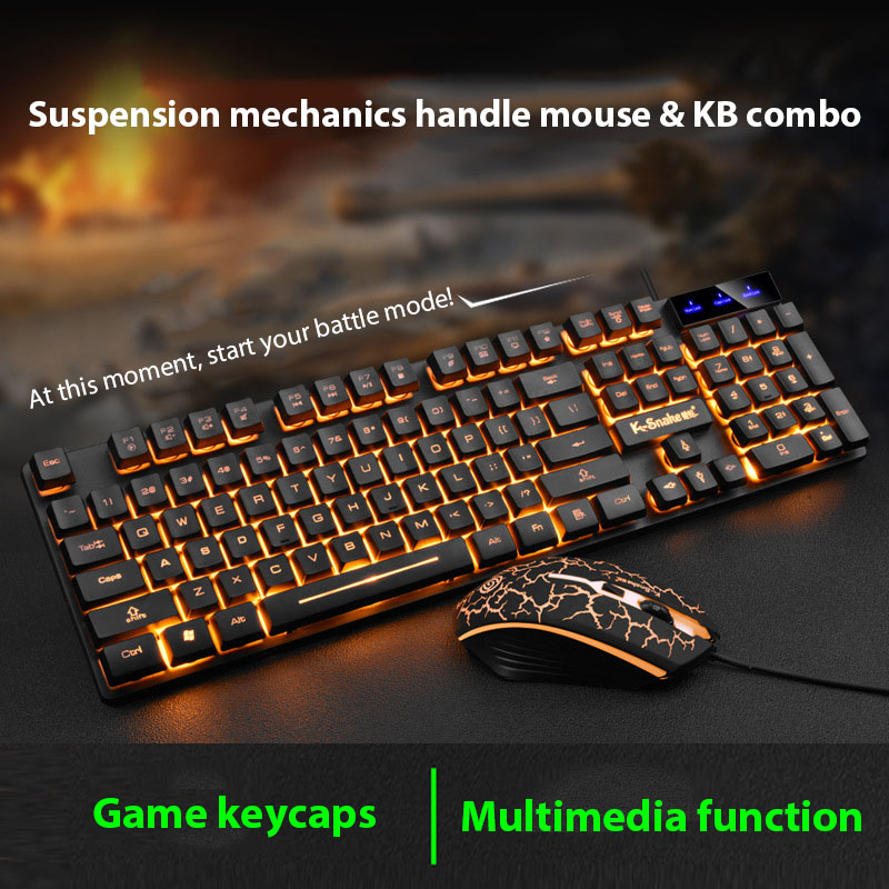 Gaming Keyboard And Mouse Combo Wireless - Набор клавиатуры и мыши KM320, водонепроницаемая