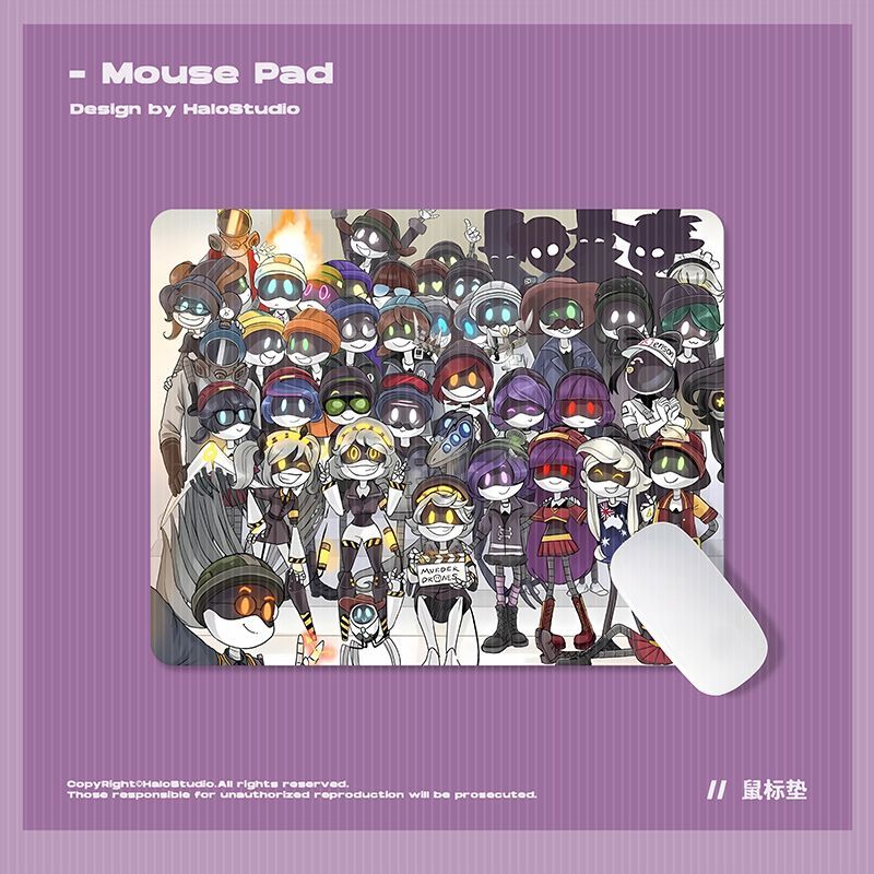Gaming Keyboard And Mouse - Коврик для мыши с изображением персонажей