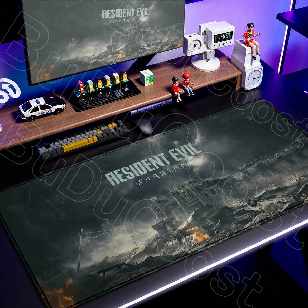 Gaming Keyboard Ergonomic - Большие противоскользящие коврики для клавиатуры ноутбука,