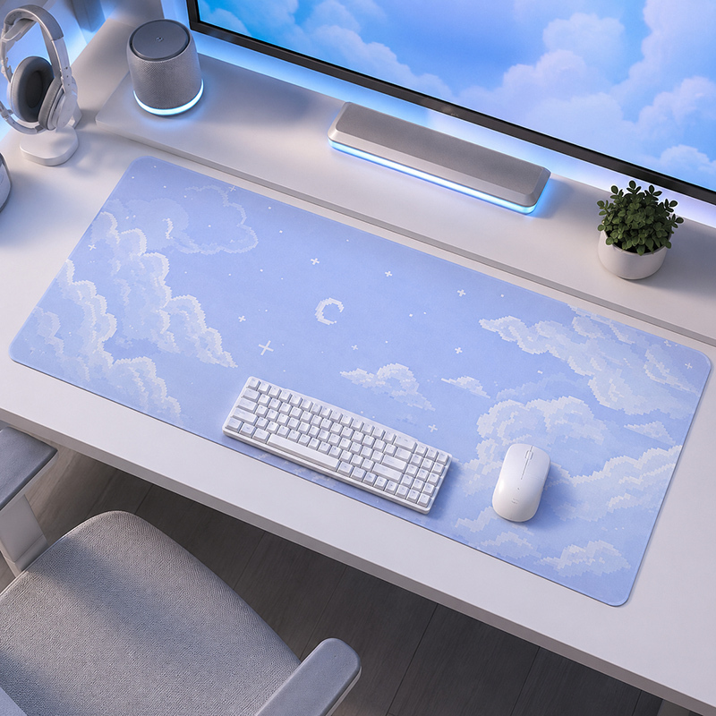 Gaming Keyboard Blue - Коврик для мыши Blue Moon Cloud