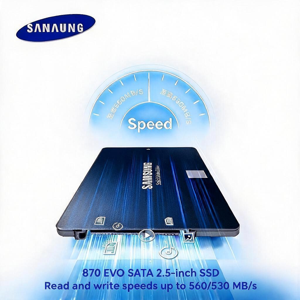 Samsung Ssd Evo 870 - SSD SAMSUNG 870 EVO, внутренний твердотельный