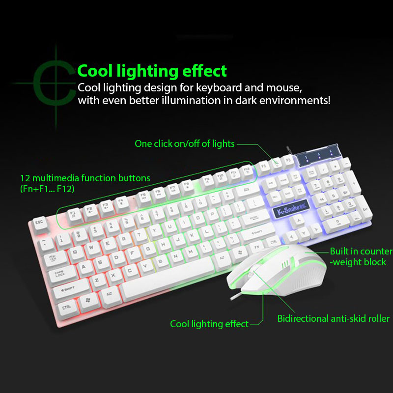 Набор клавиатуры и мыши KM320, – обзор и цена Gaming Keyboard And Mouse Combo Wireless
