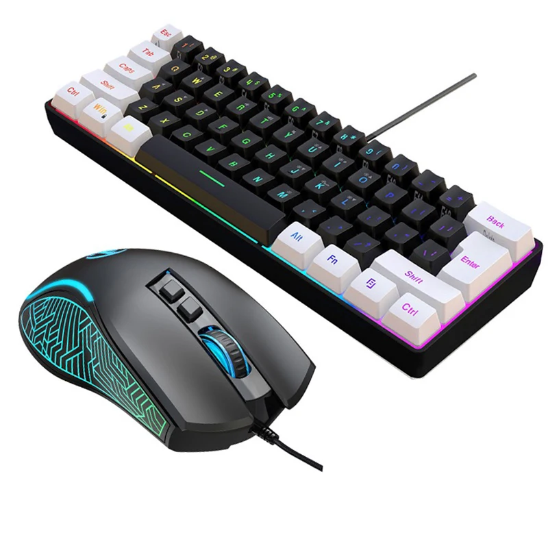 Комплект для геймеров: 60% кла – обзор и цена Gaming Keyboard And Mouse Combo