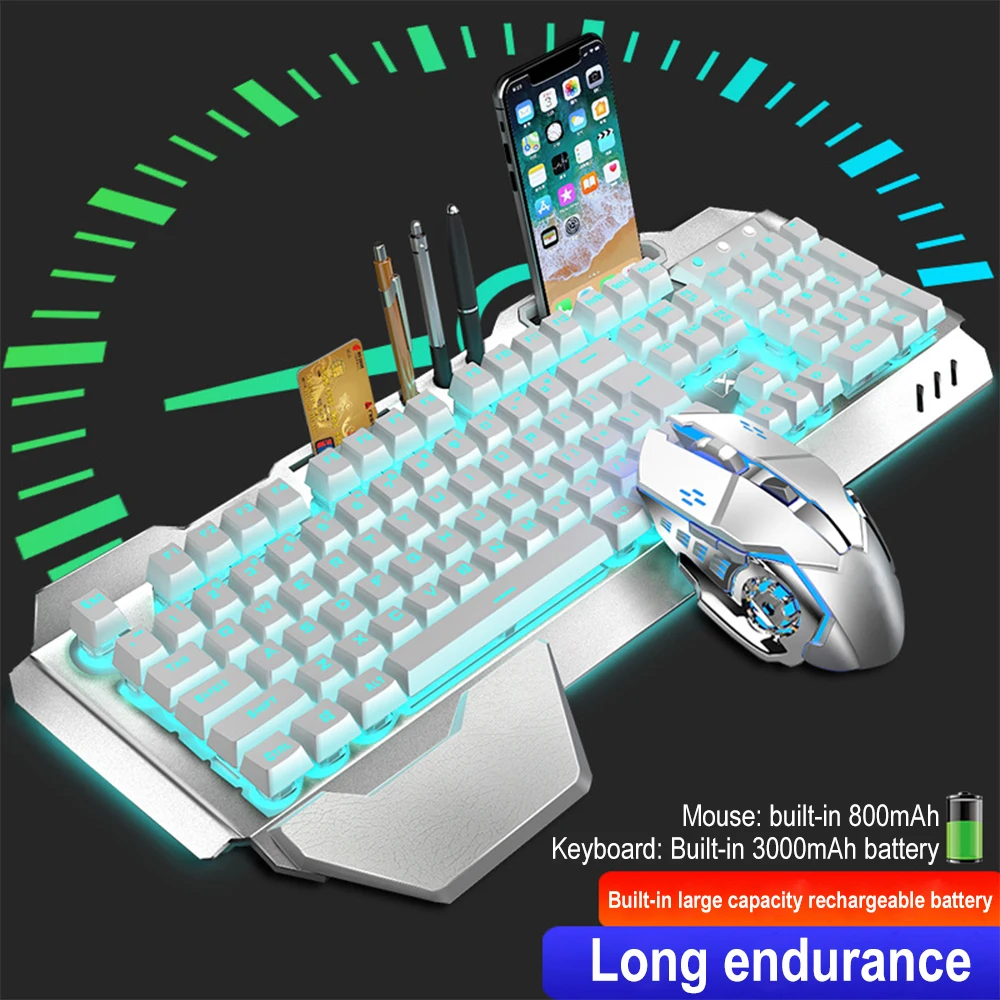 K680 перезаряжаемый 2,4G беспр – обзор и цена Gaming Keyboard And Mouse Combo Wireless