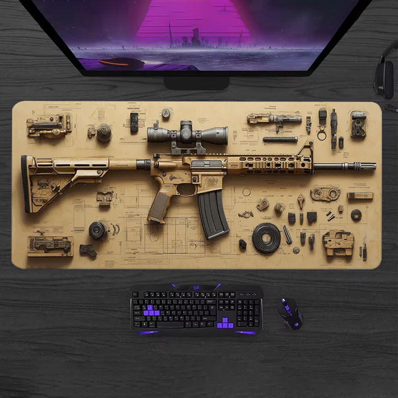 Мягкий игровой коврик для мыши – обзор и цена Gaming Keyboard And Mouse