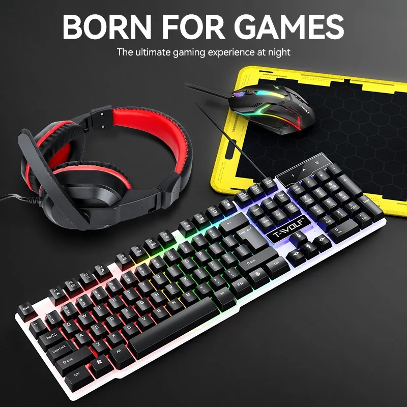НОВЫЕ USB-комбинации клавиатур – обзор и цена Gaming Keyboard And Mouse Combo