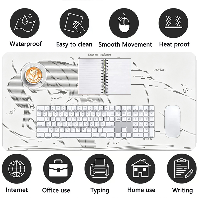 Кожаный коврик для мыши 1 шт., – обзор и цена Gaming Keyboard And Mouse